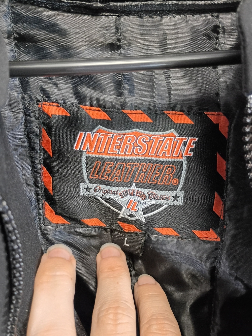 Interstate Leather Softshell Motorcycle Riding Jacket Removable Liner Large - Picture 2 of 12